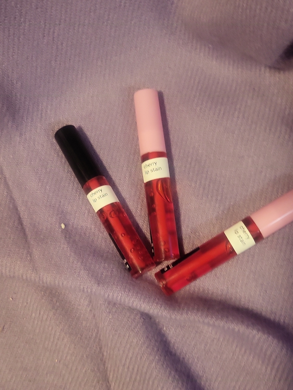 Cherry Lip Stain Gloss - Handmade Qt